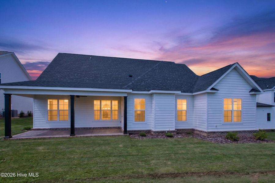 Exterior details and patio area of a home in Highland Lakes, Evans (Image 4).