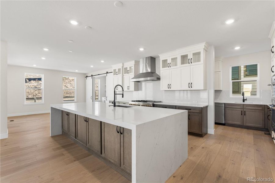 Furnished interior view inside a new home in Autograph at Lyric, Lone Tree (Image 15).