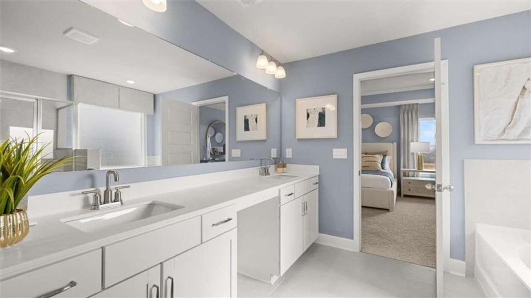 Furnished interior view inside a new home in Evergreen Crossing, Locust Grove (Image 34).