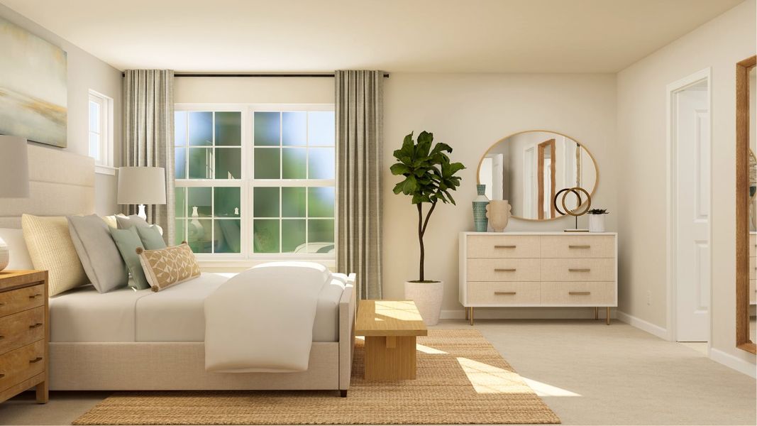 Representative furnished interior of a home built from the Elm by Lennar in Elizabeth: Arbor, Fort Mill (Image 16).