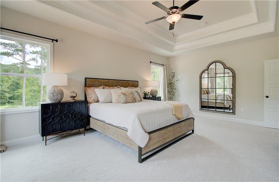 Furnished interior view inside a new home in , Hoschton (Image 37).