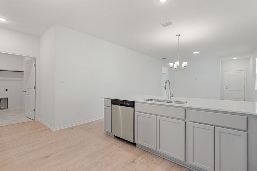 Furnished interior view inside a new home in Porter Country, Kyle (Image 16).