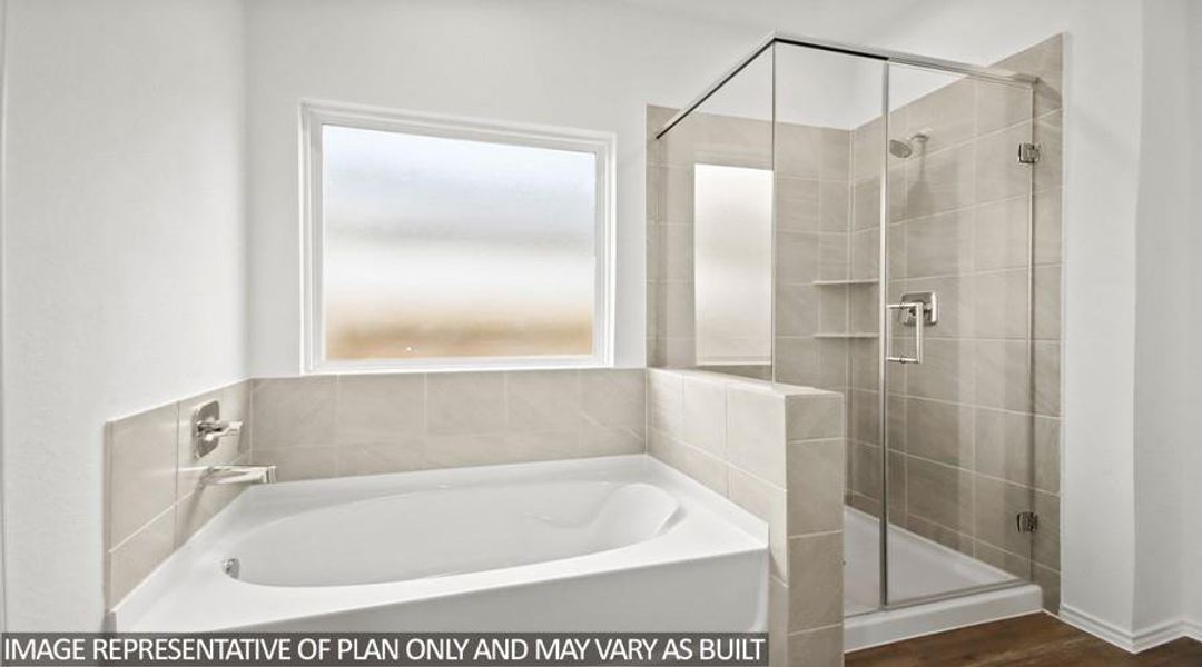 Furnished interior view inside a new home in Porters Mill, New Caney (Image 4).
