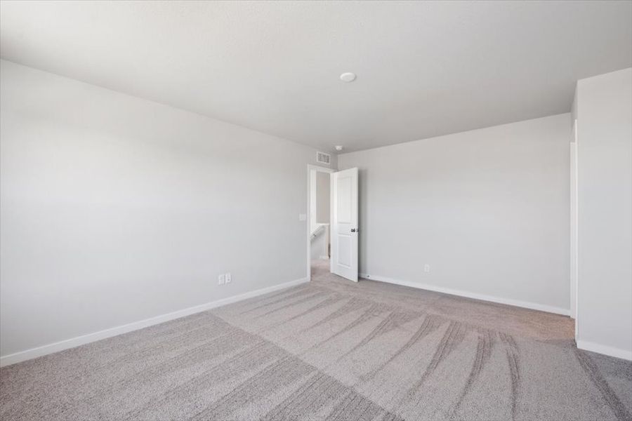 A room with white walls. A room with white walls.