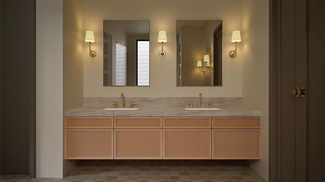 Primary Bath Rendering Primary Bath Rendering