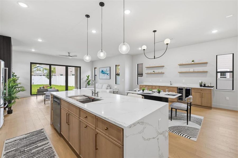 Furnished interior view inside a new home in , Tampa (Image 11).