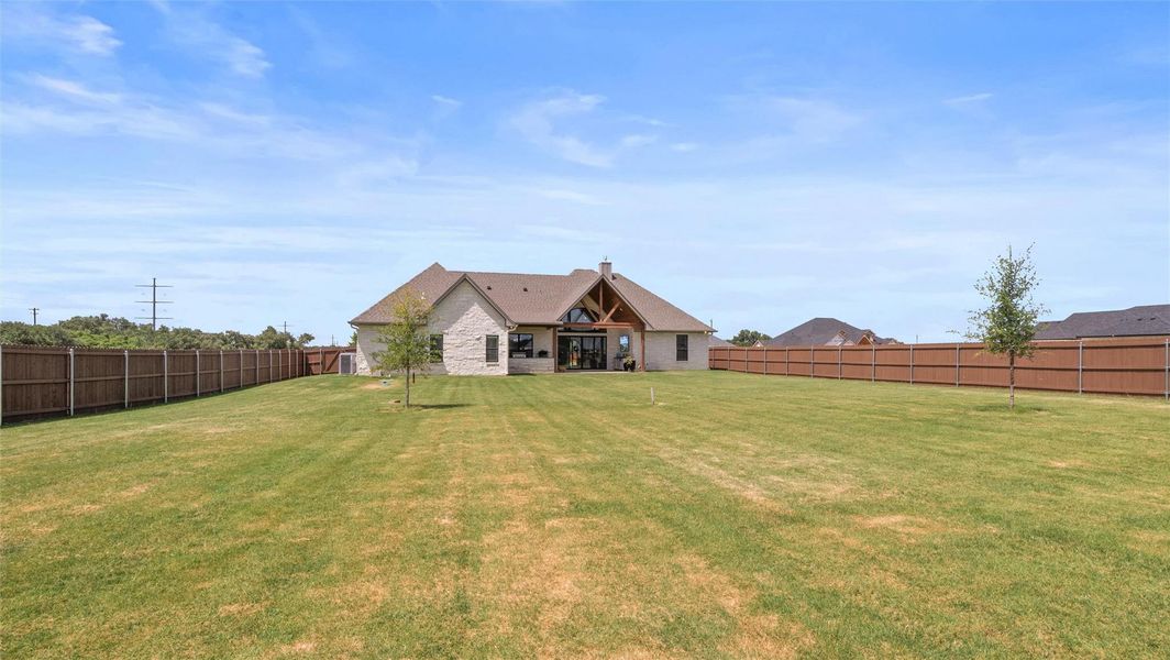 HALF ACRE lot is swimming pool ready. HALF ACRE lot is swimming pool ready.