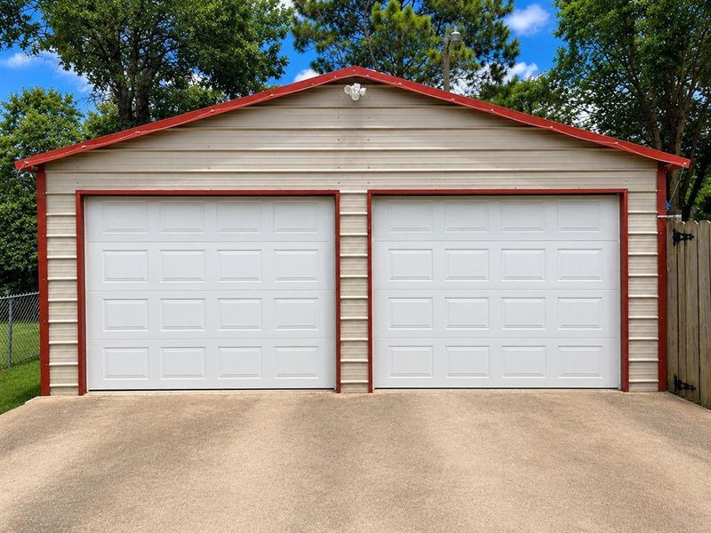 Garage with Garage Door Openers Garage with Garage Door Openers