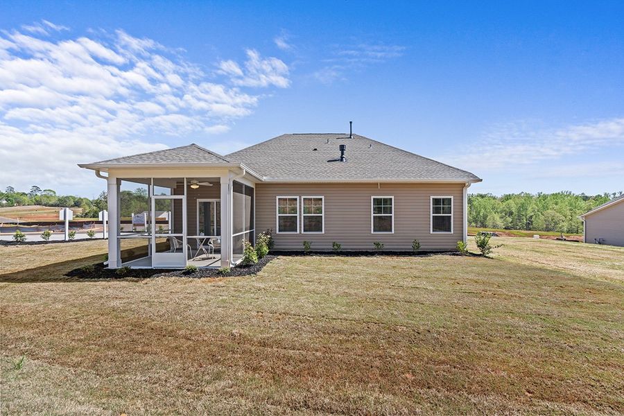 Representative exterior details of a home built from the Julie II by Great Southern Homes in Peachtree Hills, Lexington (Image 32).