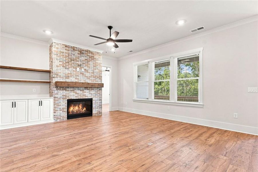 Spacious, unfurnished interior of a new home in , Ellijay (Image 56).