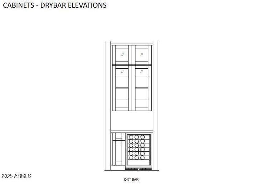 Cabinets - Drybar Elevation