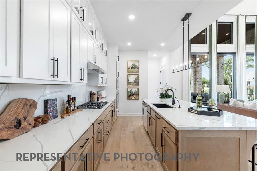 Furnished interior view inside a new home in Wellington, Haslet (Image 12).