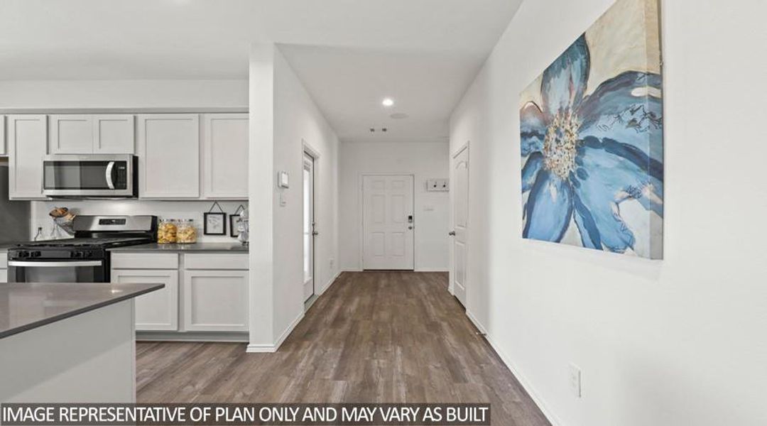 Furnished interior view inside a new home in Porters Mill, New Caney (Image 4).