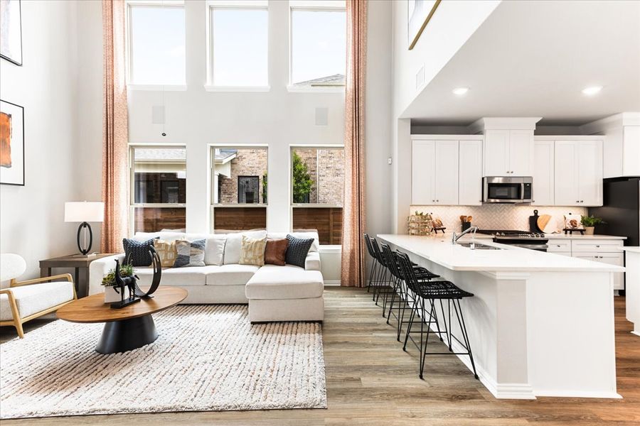 Furnished interior view inside a new home in Solterra Texas, Mesquite (Image 10).