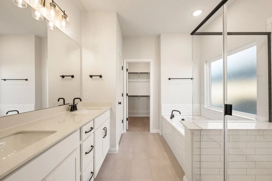 Furnished interior view inside a new home in Patterson Ranch, Georgetown (Image 12).