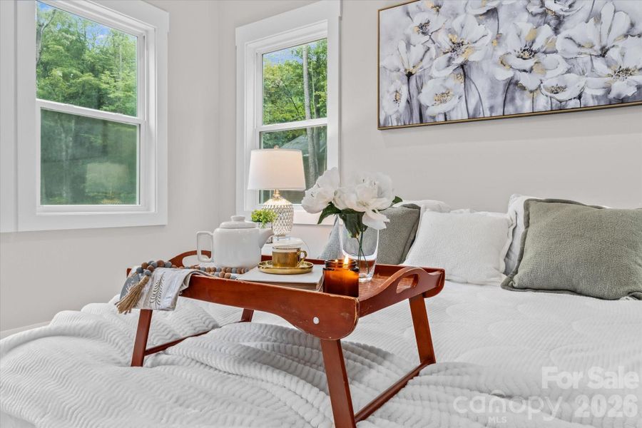 Furnished interior view inside a new home in , Iron Station (Image 35).