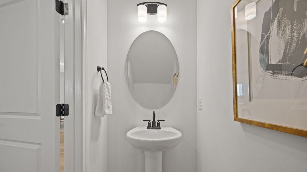 Representative furnished interior of a home built from the Victoria by Epcon Communities in Village at Maple Leaf Farm, King (Image 27).