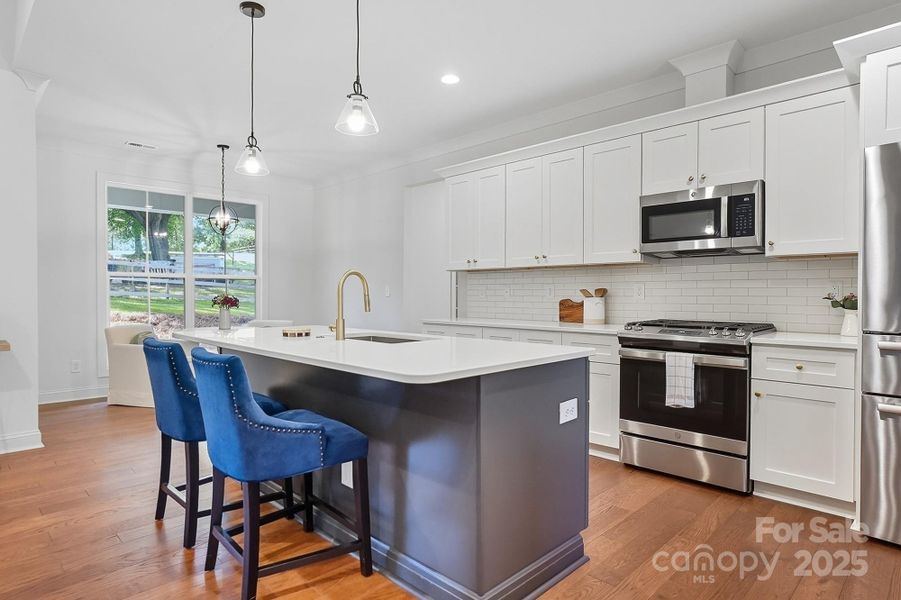 Furnished interior view inside a new home in , Charlotte (Image 8). Furnished interior view inside a new home in , Charlotte (Image 8).