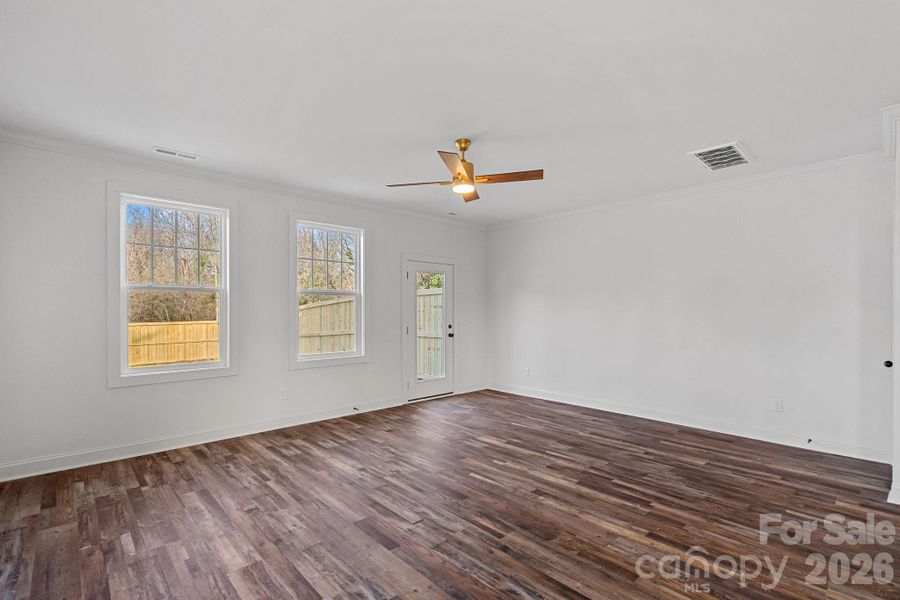 Spacious, unfurnished interior of a new home in , Charlotte (Image 27). Spacious, unfurnished interior of a new home in , Charlotte (Image 27).
