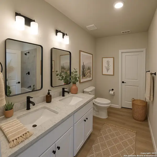 Furnished interior view inside a new home in , Canyon Lake (Image 12). Furnished interior view inside a new home in , Canyon Lake (Image 12).