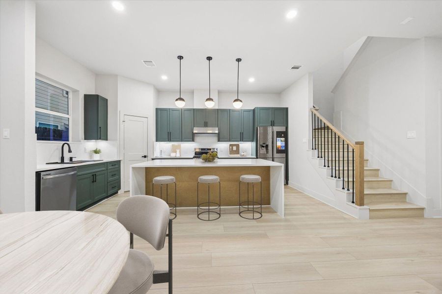 Furnished interior view inside a new home in , Houston (Image 12).