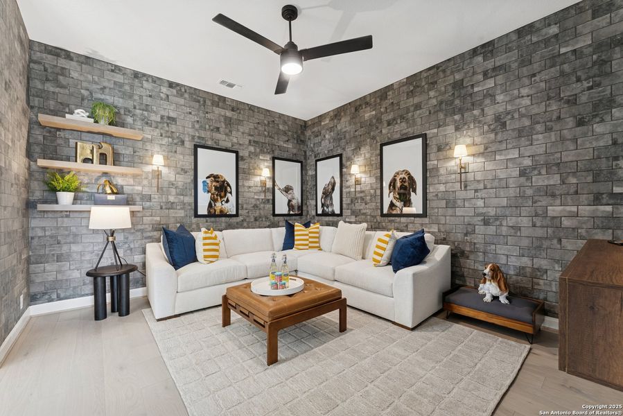 Furnished interior view inside a new home in Briggs Ranch – Signature Legacy Series, San Antonio (Image 7).