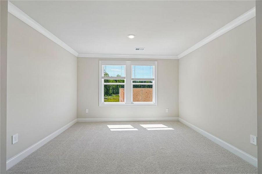 Spacious, unfurnished interior of a new home in Vines at Mill Creek - Legacy Series, Braselton (Image 49). Spacious, unfurnished interior of a new home in Vines at Mill Creek - Legacy Series, Braselton (Image 49).