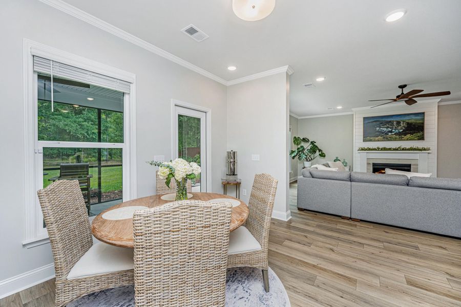 Furnished interior view inside a new home in Sea Island Preserve, Johns Island (Image 17).