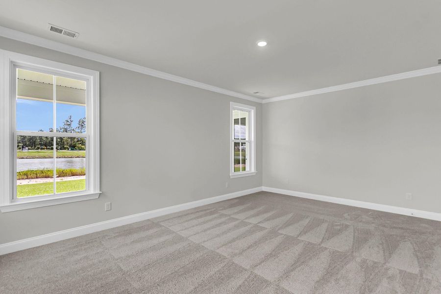 Spacious, unfurnished interior of a new home in Tidewater at Lakes of Cane Bay, Summerville (Image 41). Spacious, unfurnished interior of a new home in Tidewater at Lakes of Cane Bay, Summerville (Image 41).