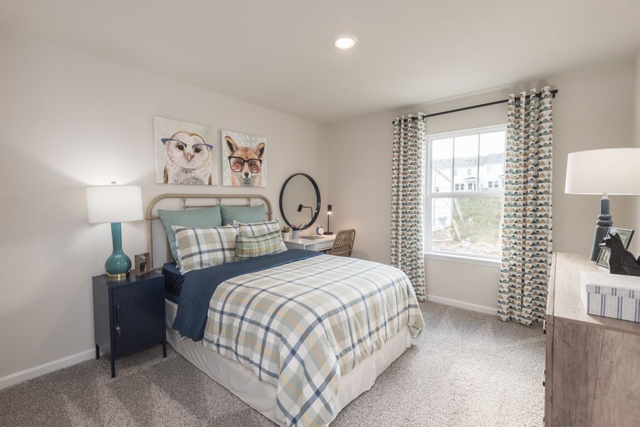 The Johnson floorplan offers four spacious bedrooms.