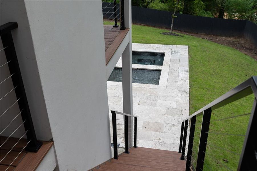 Exterior details and patio area of a home in , Atlanta (Image 35). Exterior details and patio area of a home in , Atlanta (Image 35).