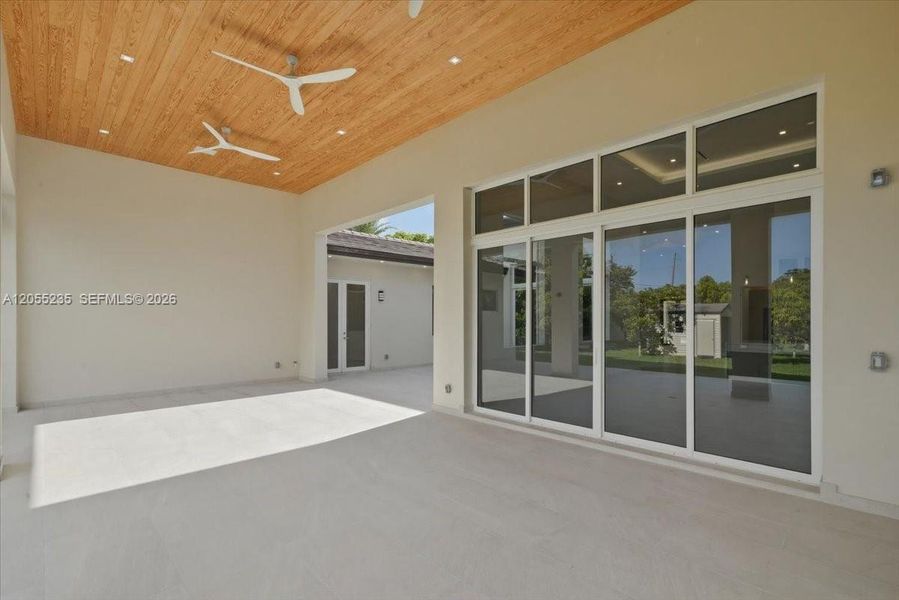 Exterior details and patio area of a home in , Miami (Image 32). Exterior details and patio area of a home in , Miami (Image 32).