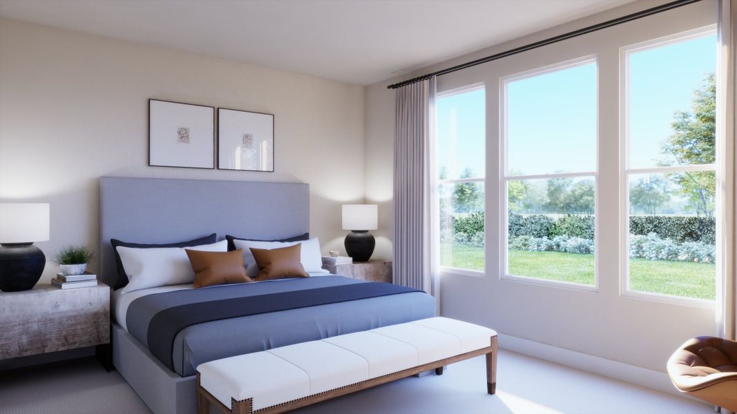 Furnished interior view inside a new home in Parkton Square, Kyle (Image 7).