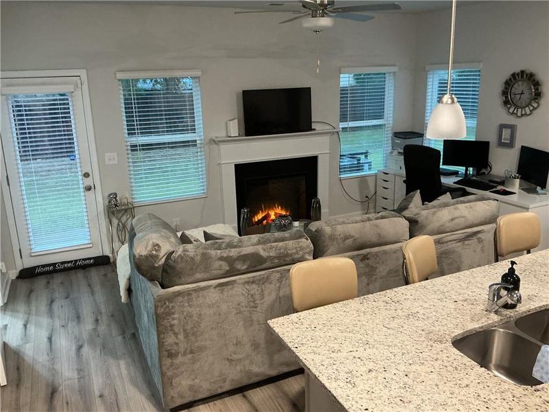 Furnished interior view inside a new home in , Hampton (Image 6). Furnished interior view inside a new home in , Hampton (Image 6).
