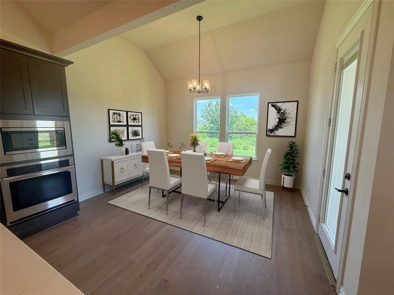 Furnished interior view inside a new home in Calhoun Acres, Azle (Image 11).