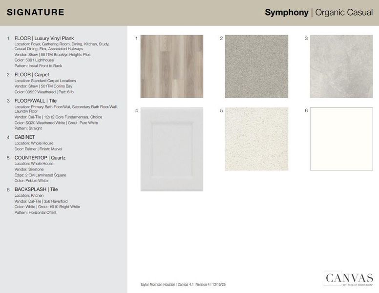 7206 Happiness Pass design selections! This home is currently under construction and selections are subject to change.