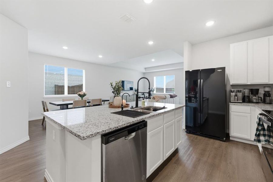Furnished interior view inside a new home in , Cleburne (Image 6).