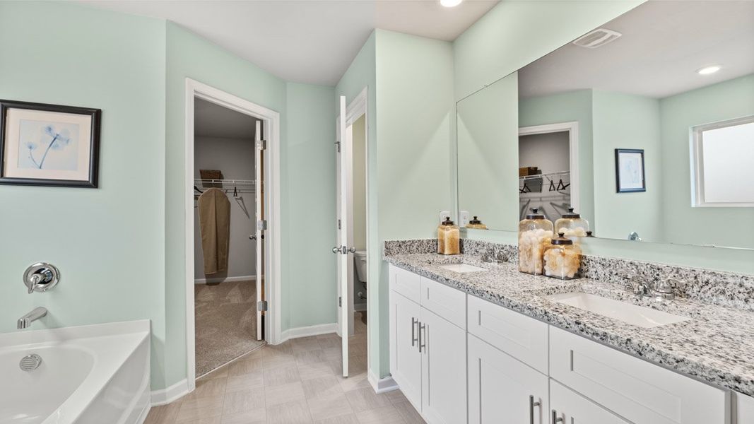 Representative furnished interior of a home built from the MANSFIELD by D.R. Horton in Carolina Groves, Moncks Corner (Image 13).