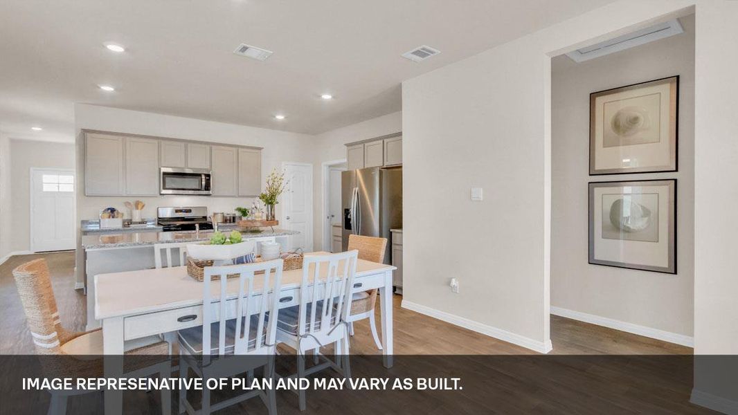 Furnished interior view inside a new home in Southgrove, Kyle (Image 4).