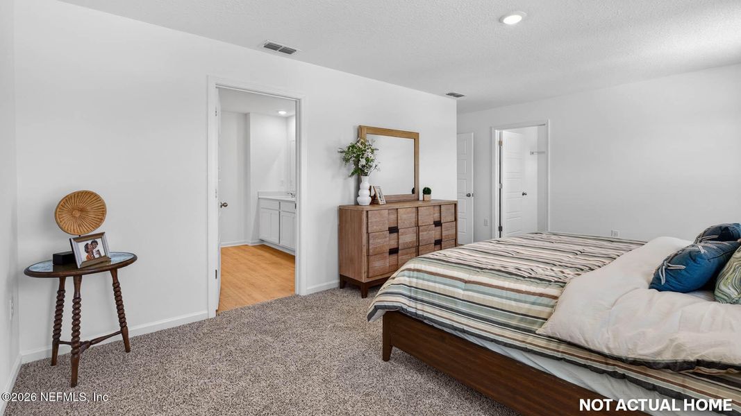 Furnished interior view inside a new home in The Arbors, Jacksonville (Image 17).