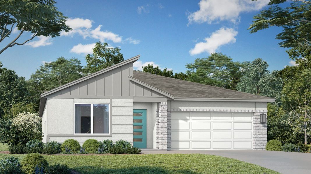 2D floor plan layout for the Baker by DRB Homes in Hamilton Bluff, Haines City, FL (Image 8). 2D floor plan layout for the Baker by DRB Homes in Hamilton Bluff, Haines City, FL (Image 8).