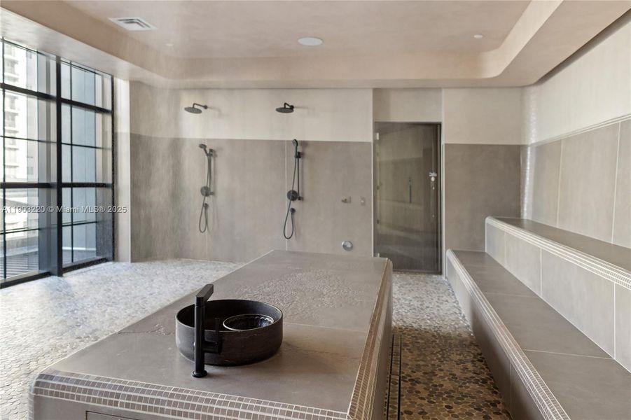 Furnished interior view inside a new home in , Miami (Image 40).