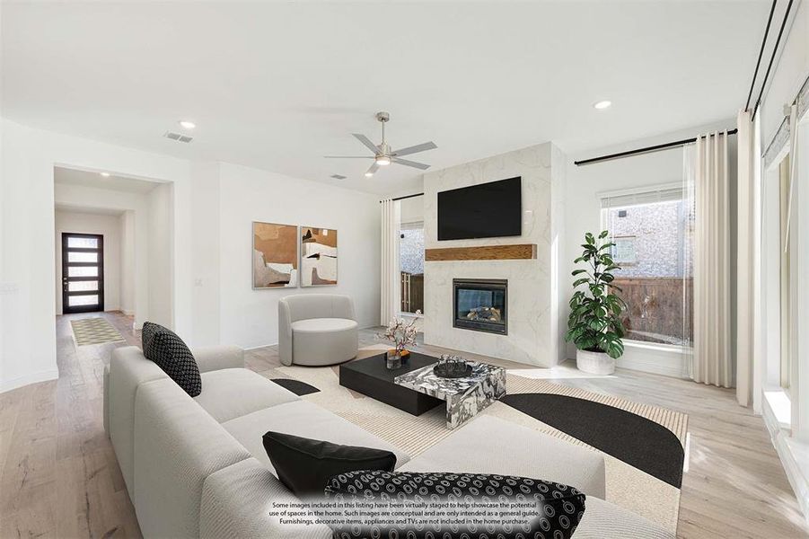 Furnished interior view inside a new home in Terracina, Rockwall (Image 16).