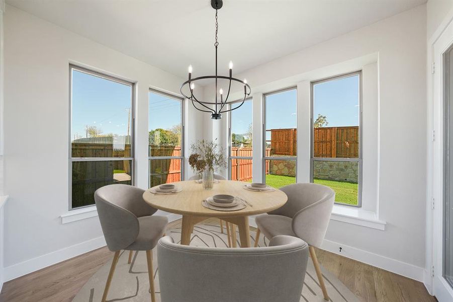 Furnished interior view inside a new home in Hillside Village, Celina (Image 13). Furnished interior view inside a new home in Hillside Village, Celina (Image 13).