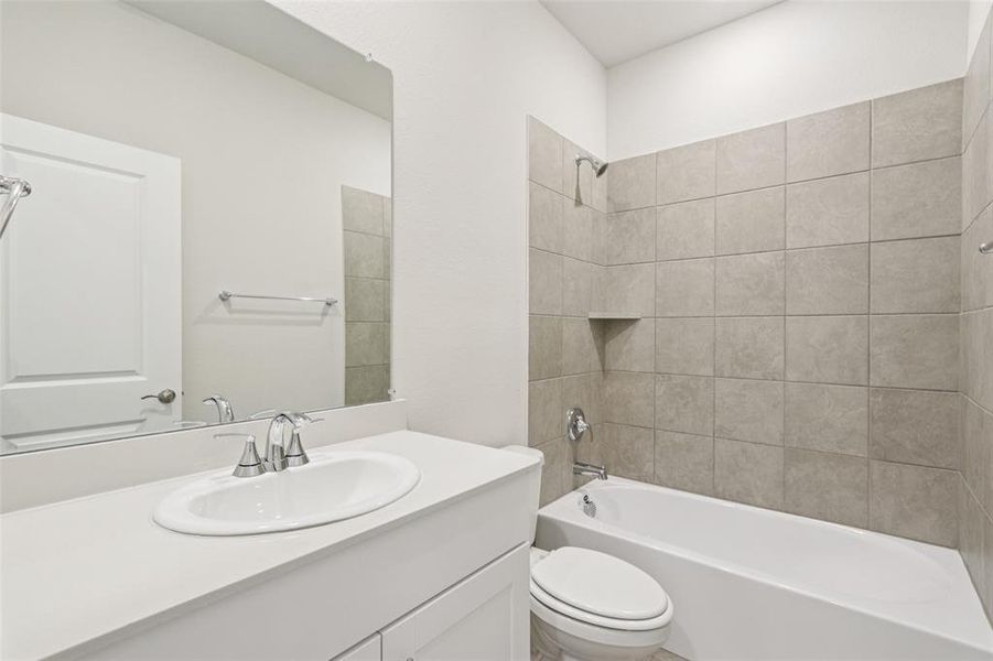 Furnished interior view inside a new home in Parks at Foster Crossing - Premier Series, Anna (Image 11). Furnished interior view inside a new home in Parks at Foster Crossing - Premier Series, Anna (Image 11).