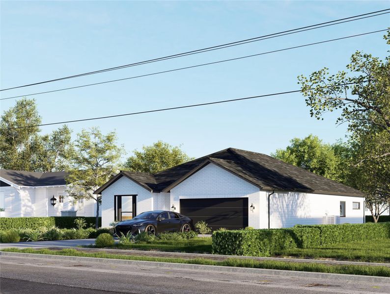 Front exterior of a new home in , Houston, TX, highlighting curb appeal (Image 10).