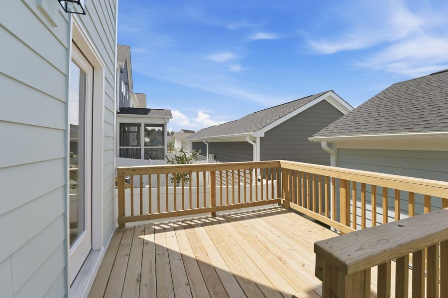 Representative exterior details of a home built from the Blair by Brookfield Residential in Wendell Falls, Wendell (Image 3).