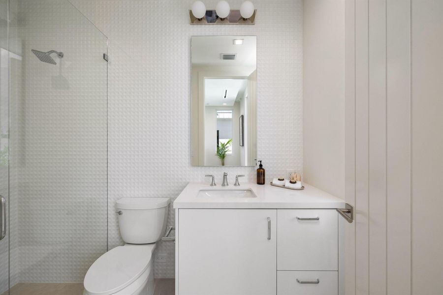 Furnished interior view inside a new home in , Delray Beach (Image 53).