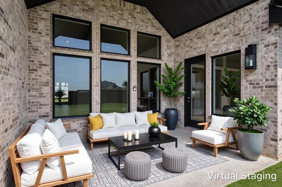 The Elliot Outdoor Living Area