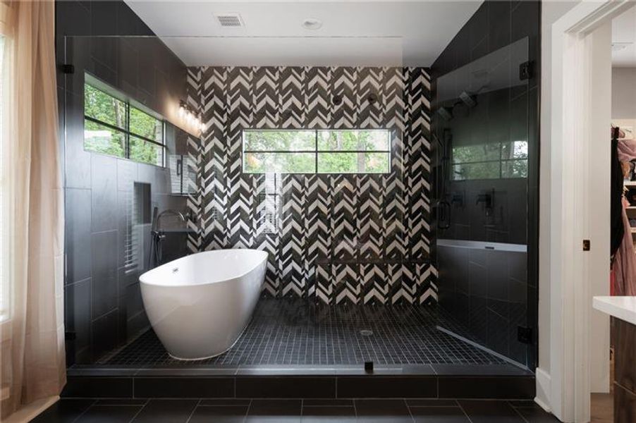 Furnished interior view inside a new home in , Atlanta (Image 18).